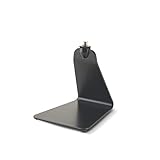 K&M 23250 Tisch-Stativ Schwarz – 14,2 cm Höhe – 3/8“ Gewindeanschluss – Flat Line Design...