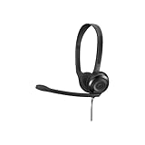 Sennheiser PC 3 Chat - Langlebiges On-Ear Headset PC, Kopfhörer mit Kabel, Rauschunterdrückendes...