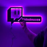 soulglass Benutzerdefinierte Twitch Benutzername Neon Zeichen Gamer Tag LED Neon Zeichen...