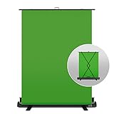 Elgato Green Screen - Ausfahrbares Chroma-Key-Panel, knitterfreies Material, ultraschneller Aufbau,...