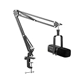 FIFINE XLR Streaming Mikrofon mit Arm für Podcast Studio, USB Dynamisch Microphone Gaming PC mit...