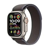 Apple Watch Ultra 2 (GPS + Cellular, 49 mm) Smartwatch mit robustem Titangehäuse und Trail Loop...