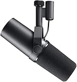 Shure SM7B Dynamisches Gesangsmikrofon für Rundfunk, Podcast und Aufnahmen, XLR-Studiomikrofon für...