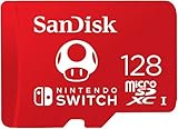 SanDisk microSDXC UHS-I Speicherkarte für Nintendo Switch 128 GB (V30, U3, C10, A1, 100 MB/s...