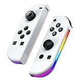 CKXTSH Switch Controller kompatibel mit Switch/OLED/Lite, RGB LED Wireless Controller mit 6-Achsen,...