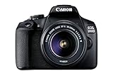 Canon EOS 2000D Spiegelreflexkamera - mit Objektiv EF-S 18-55 F3.5-5.6 III (24,1 MP, DIGIC 4+, 7,5...