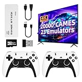 AUFGLO Retro Games Console Video Game Consoles with 2Pack Game Controllers, 64GB Built-in Card...