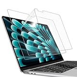 JETech Schutzfolie für MacBook Air 13,6 Zoll (Modell 2024/2022, M3/M2), Blendfreiem Matt PET...