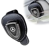 HIJOITKVVE Auto Brillenhalter, Sonnenbrillenhalter für Mercedes Benz CESM CLK GLK GL AB AMG GLS GLE...