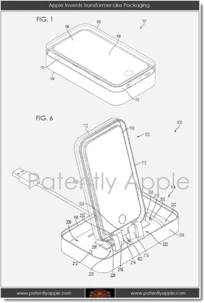 Apple Patent macht iPhone Verpackungen zur Docking-Station