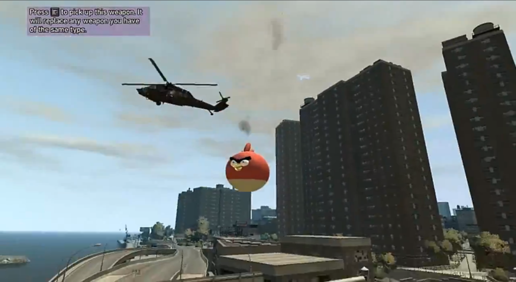 Genialer Angry Birds-Mod für GTA 4