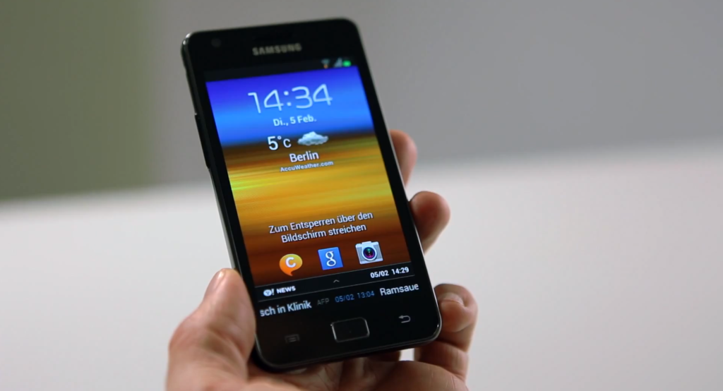 So sieht Android 4.1.2 auf dem Galaxy S2 aus