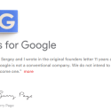 G is for Google