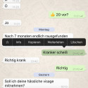 WhatsApp Nachrichten markieren