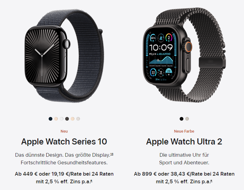 Apple Watch Series 10 & Apple Watch Ultra 2