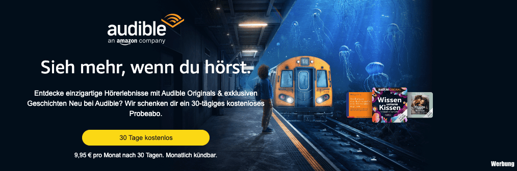 Audible Banner – Kostenlos testen